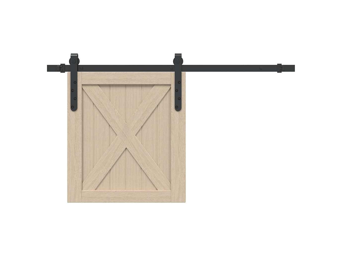 Vidaxl Kit Para Armário Deslizante Aço Carbono 91 Cm
