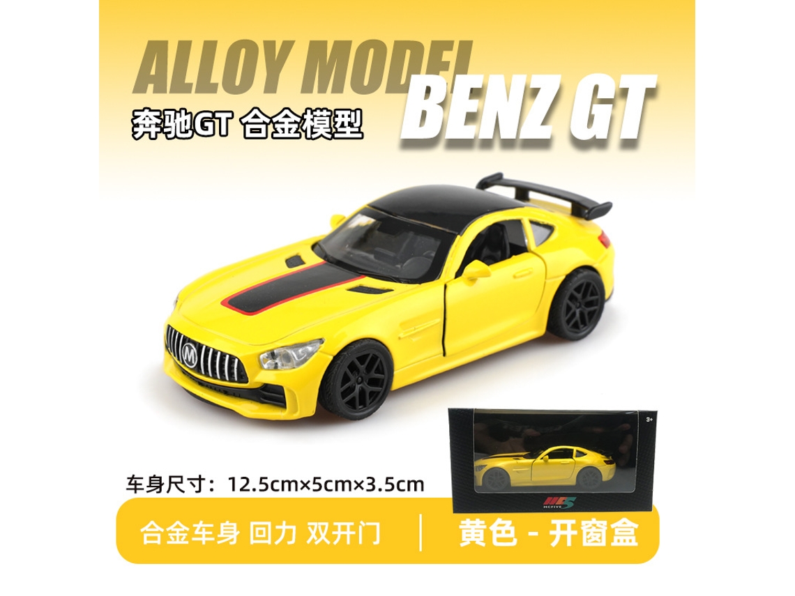 Carrinho de Fricção de Liga Metálica, Modelo de Carro Decorativo, Brinquedo Infantil MDUG