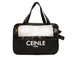 Bolsa de Higiene Transparente Pu e Lona Necessaire para Viagem para Mulheres e Homens NEVEANCE