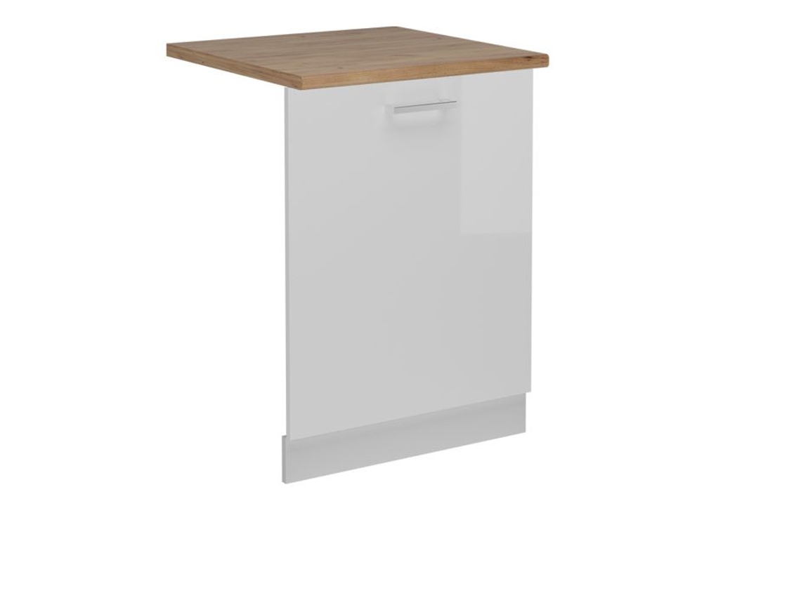 Painel De Máquina De Lavar Louça R Line, 60cm, Pt Carvalho, Branco Alta Brilho, Branco, Vicco