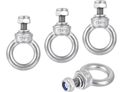 Parafuso Olhal com Rosca Macho M6x12mm e Porca Sextavada CHABERLU