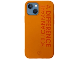Capa iPhone 13 Mini MUVIT Bambootek Laranja