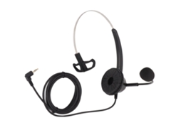 Aparelho auditivo empresarial H360-2.5 com microfone HD de 2,5 mm para call center e escritório.