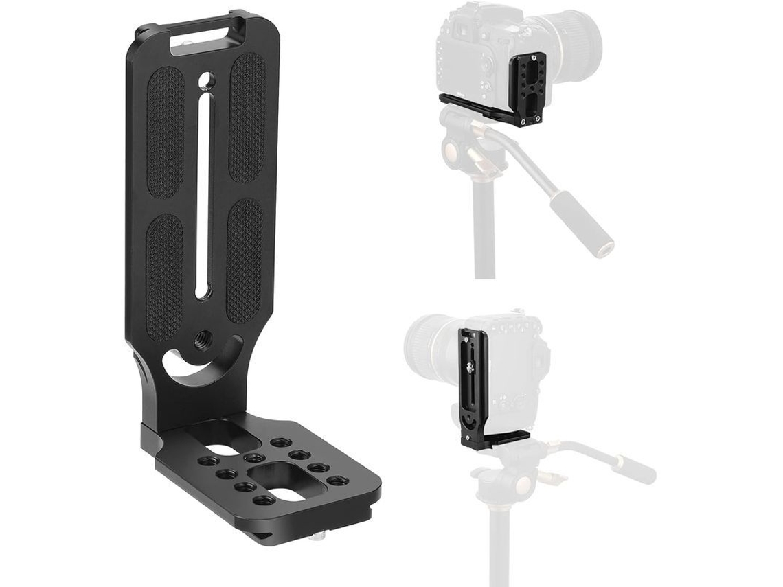 Placa de Câmera DSLR com Alívio Rápido compatível com Tripé Gimbal Vertical e Horizontal S/MARCA