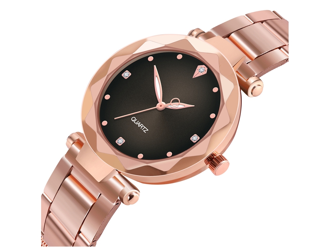 Reloj De Cuarzo Para Hombres Y Mujeres Con Correa De Acero Y Dial Colorido Para Parejas Casuales (gris)