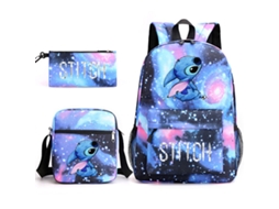 Mochila Escolar Lilo Stitch Aquaforge