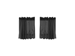 VYLARA Para Janela Da Cozinha, Cortinas De Filtragem Leve Com Design Bordado Floral, Painéis De Cortina Semi Pura Leves Com Bolso Duplo Para O Quarto Da Sal