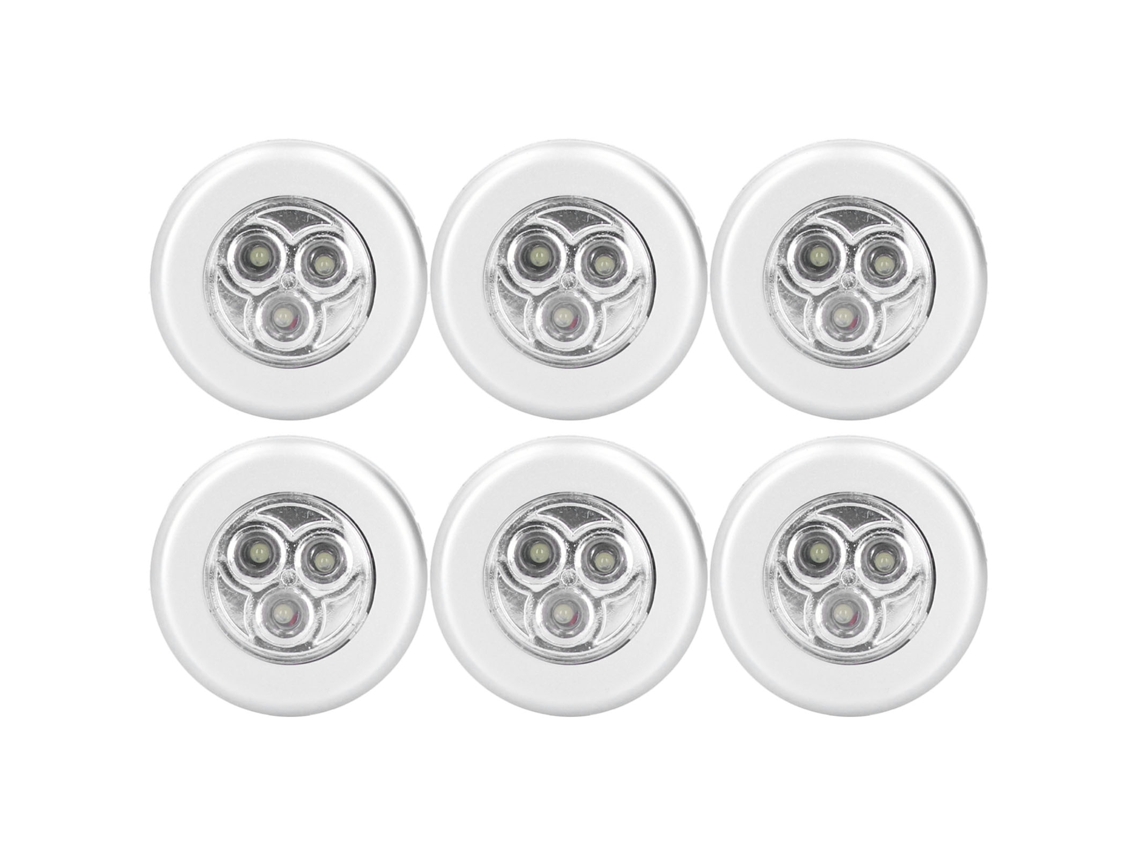 Laxiscreed Dobradiças Hidráulicas Com Toque Para Portas De Armário, Pack Com 6 Peças