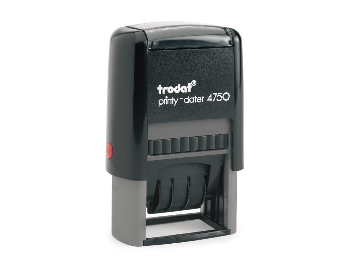 TRODAT 4750 Carimbo Automático de Texto/Data