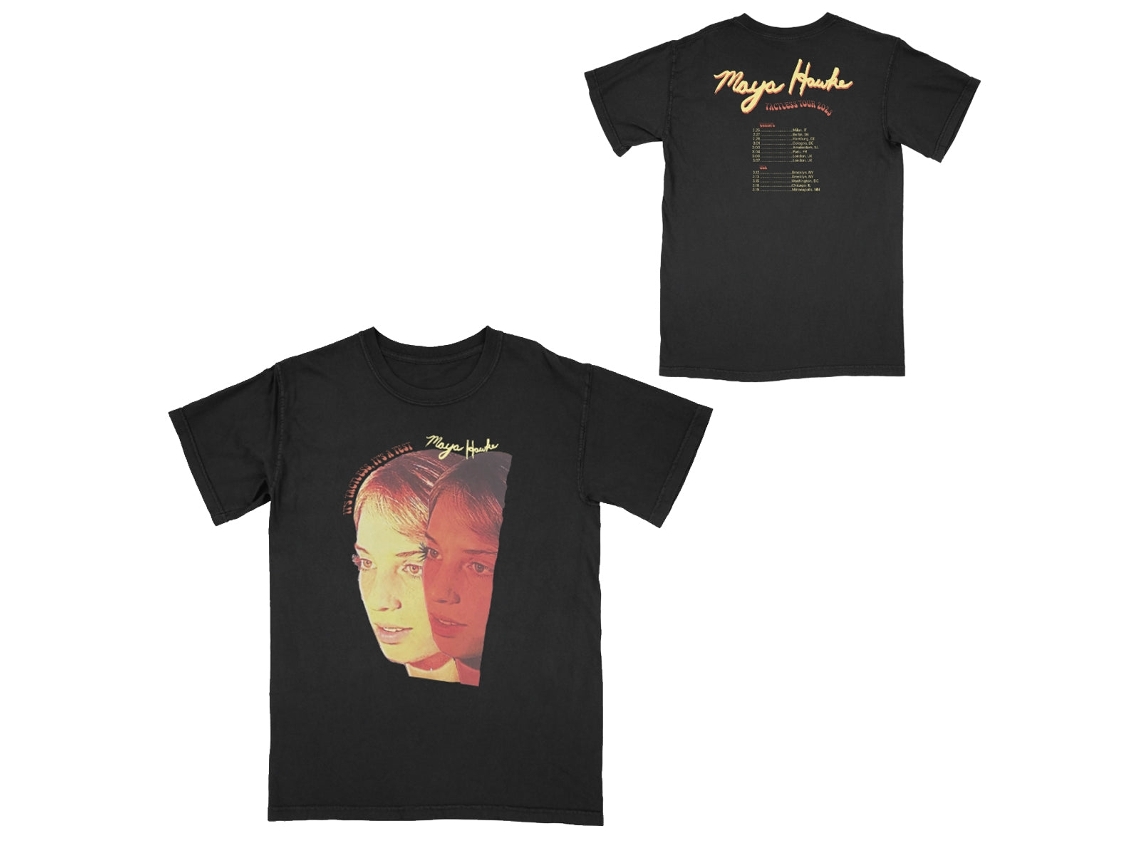 Camiseta da turnê Maya Hawke Moss ROCKINSTONE Unissex Adulto Mais Vendida Tamanho: G