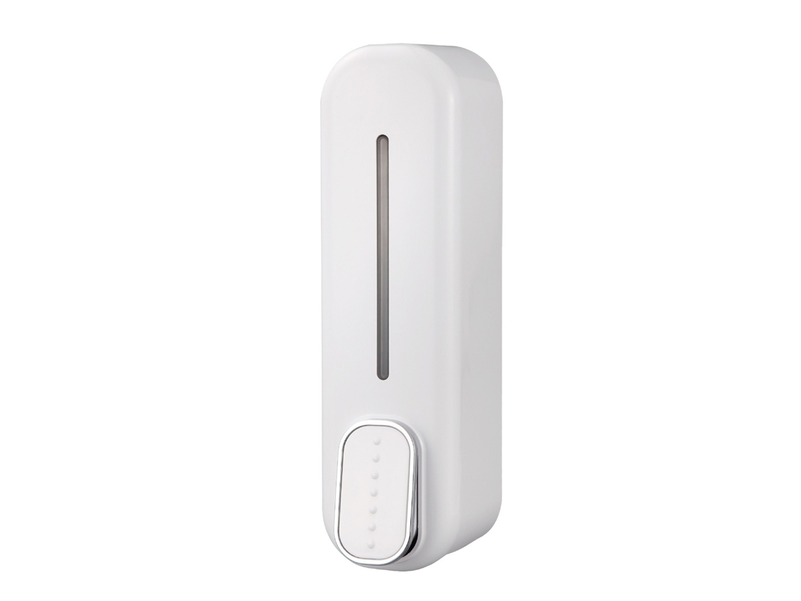 Dispensador De Sabonete Líquido Parede, 300ml, Manual, Branco, Para Cozinha, Banheiro, Hospital