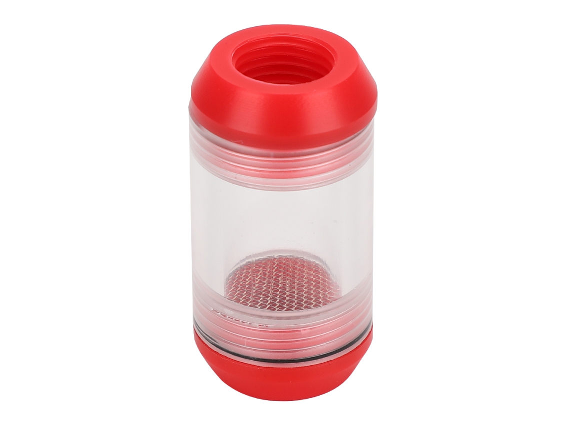 Filtro De Resfriamento Por Água Petg Colorido Xhdiy Roscado G1/4 1/4 Polegada Vermelho