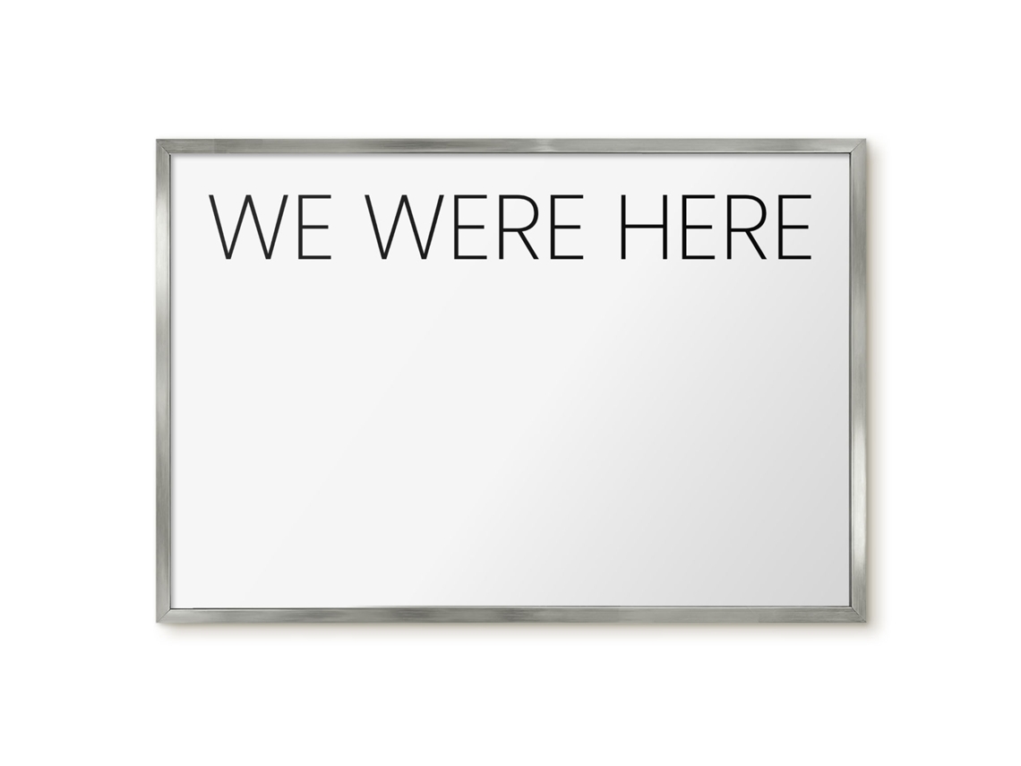 Magnetic Board We Were Here For The Living Room Espelharte (60x40 Cm)