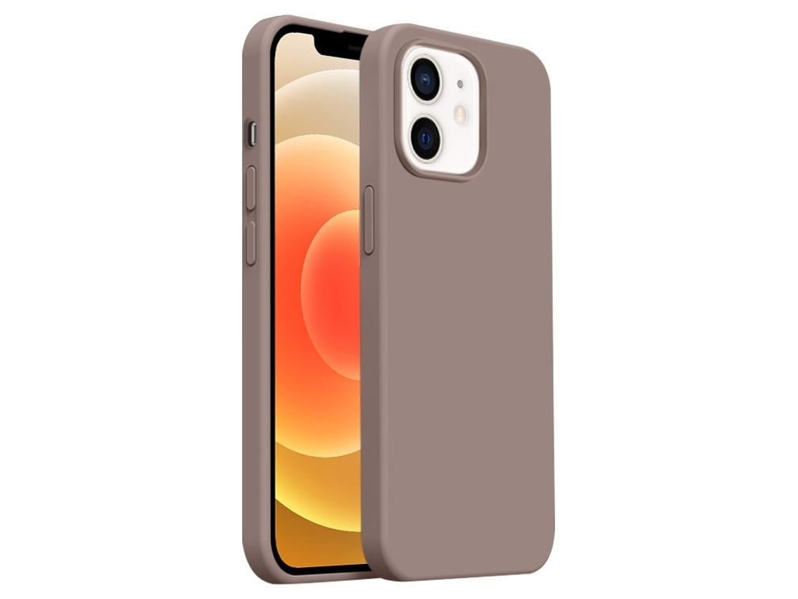 Capa De Silicone Líquido Ultra Fina Para Iphone 12 - Cobertura Total - Magsafe