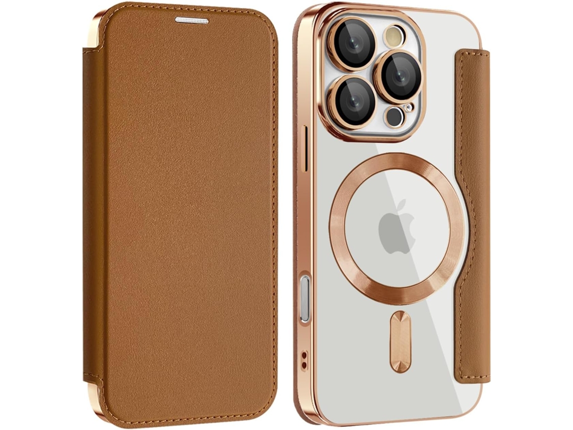 Capa Para Iphone 16 Pro Max Compatível Com Magsafe (marrom) Eifson