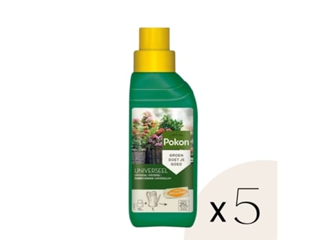 Fertilizer Pokon Plant Nutrition Universal Conjunto De 5 Pote 14cm Altura 32cm