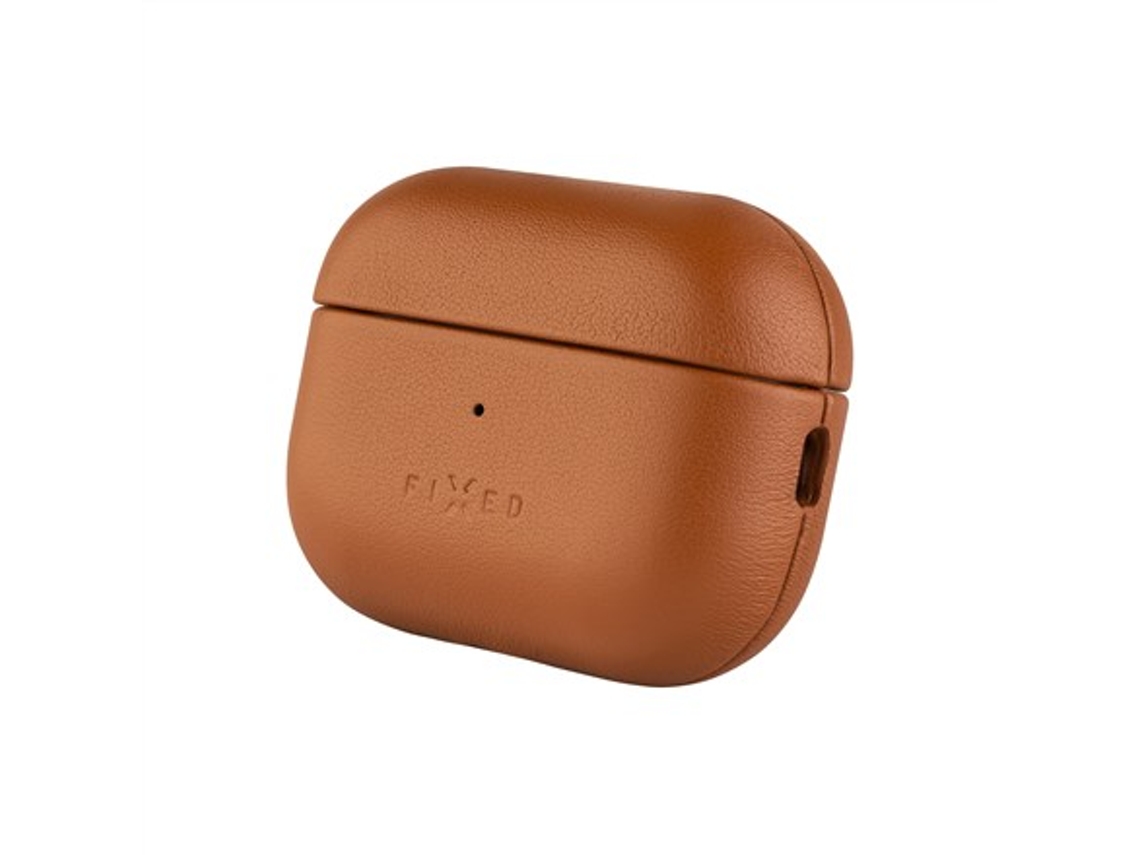 Estojo para Auriculares com Suporte Magsafe | Apple Airpods Pro 2/Pro 2 | Castanho | Pele (USB C)
