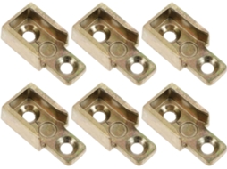 Conjunto De 6 Travas Para Janelas Batente Em Liga Zinco, Fácil Instalação Faça Você Mesmo E Estrutura Modular Para