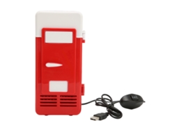 Aetheria geladeira Usb Pequena Portátil Resfriamento Semicondutor Baixo Ruído para Carro e Mesa Vermelha