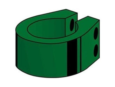Coleira Bekafor Post 48 Mm Verde Betafenence BETAFENCE Gola de Tira Perfurada Simples