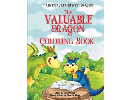 Livro The Valuable Dragon A Dewey the Dragon Coloring Book de Ron Brooks (Inglês)