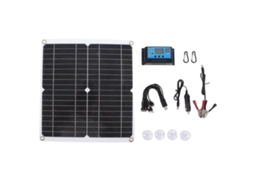 Kit De Painel Solar Monocristalino De 20 W E 12 V Ip65 À Prova Dágua Com Controlador Solar De 10 A Para Ambientes Externos Olysi Shop