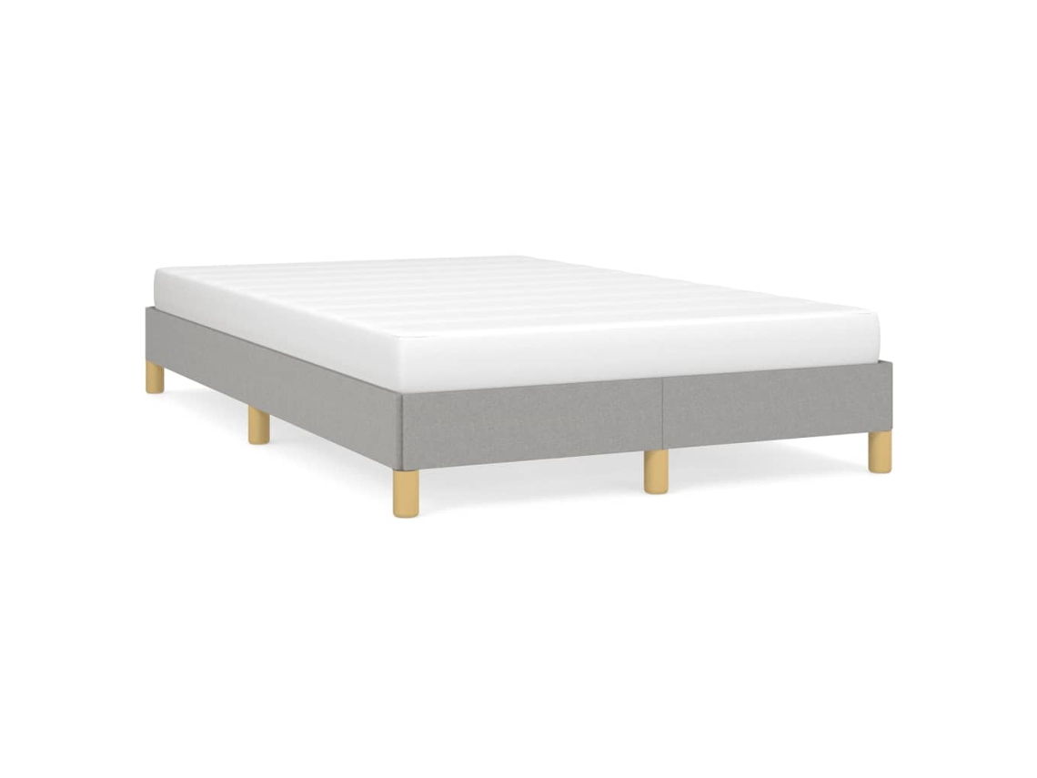 Bed Frame, Bed Frames Vidaxl Cinzeto Tecido (120 X 190 Cm)