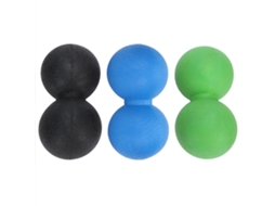 Bola de massagem miofascial multicolorida em TPR, portátil, para ioga e relaxamento muscular.