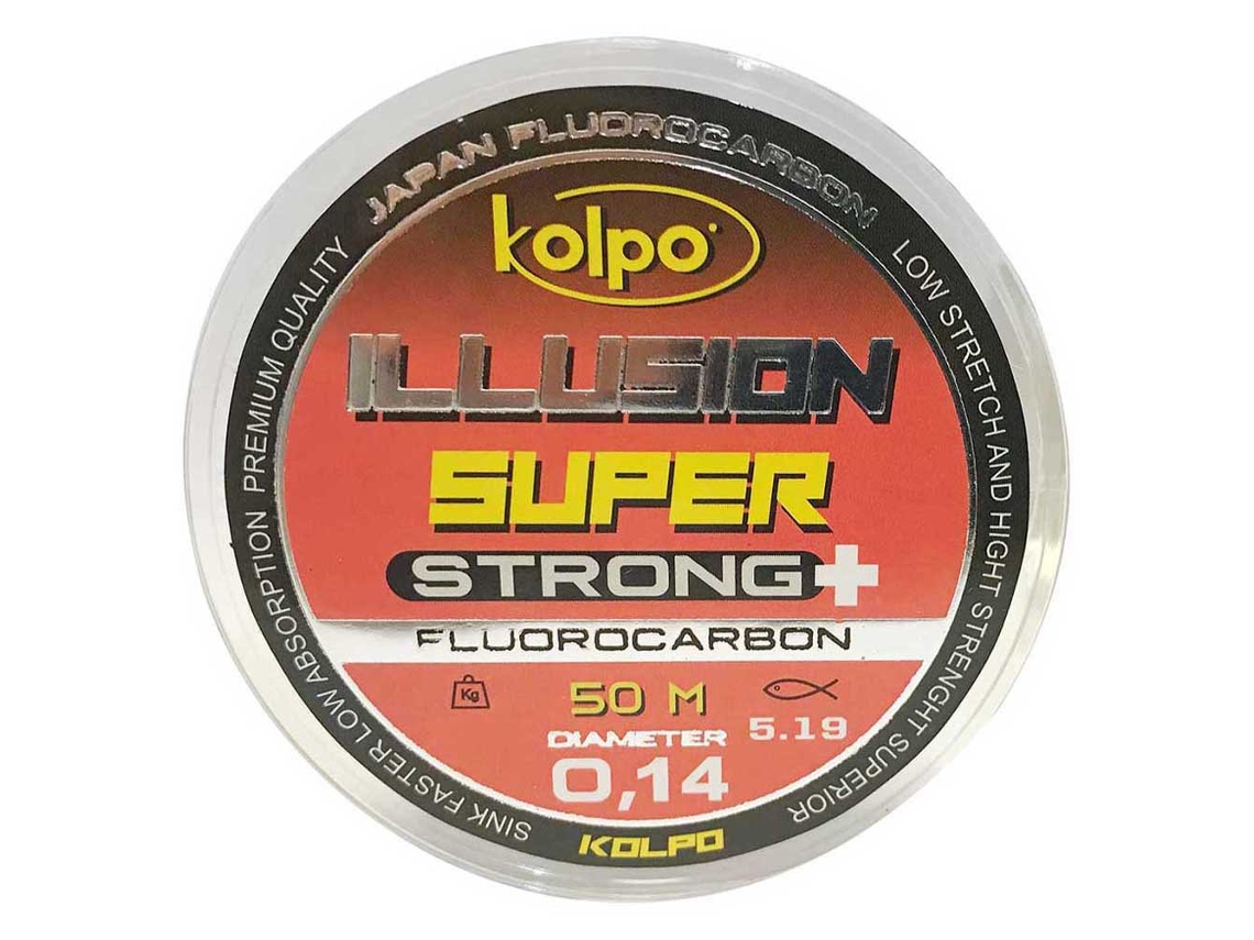 Fluorocarbono Illusion Super Strong 50 M Transparente 0.370 Mmkolpo