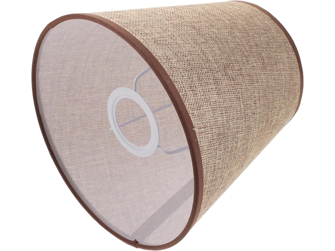 Abajur De Mesa Leve Em Linho E27 Cm Para Quarto