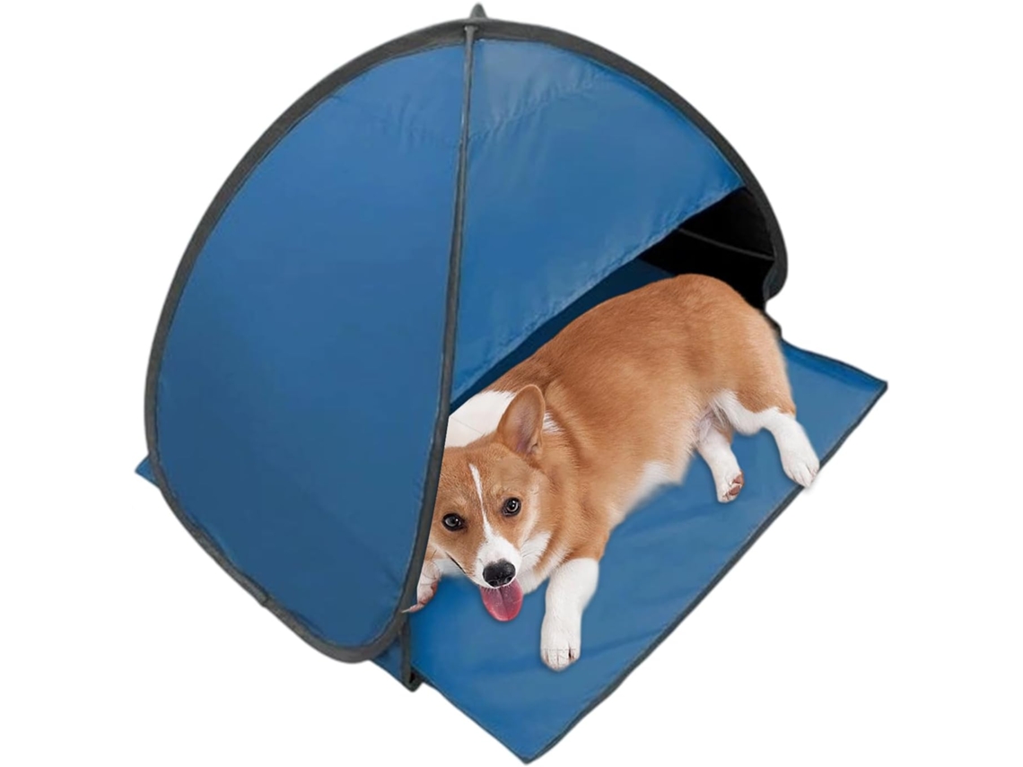 Tenda de Praia para Cães, Protetor Solar para Laptop para Trabalho Ao Ar Livre Proteção Pessoal com Viseira Facial CHABERLU