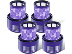 Acessórios Aspirador De Pó Para Dyson V10, Kit De Substituição De Filtros Com 4 Pcs Cuich