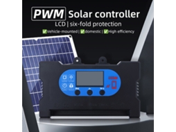 Ronjoe-controlador De Carregamento Solar 30a 12v/24v Pwm Com Usb Type-c E Display Oled