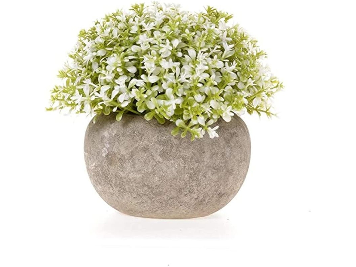 Plantas Artificiais Em Vasos Mini Plásticos Falsos Para Decoração De Casa, Escritório E Banheiro