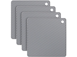 Conjunto de 4 Porta copos de Silicone Antiderrapantes e Resistentes ao Calor AQUAFORGE