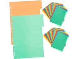 Conjunto De 10 Pastas Transparentes Com Barra Deslizante, Organizador De Arquivos Para Escola E Escritório.