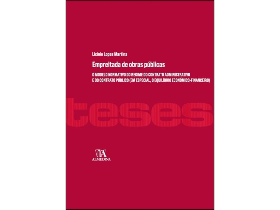 Livro Empreitada de obras públicas .