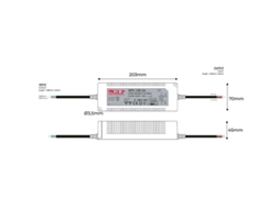 Fonte de Alimentação Estanque 24V Dc 120W Ip67 Glp