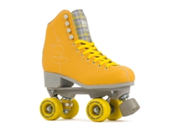Patins 4 Rodas Signature Amarelo Eu 42Rio Roller