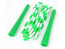 Corda De Pular Ruilogod Sports Com Cabo Plástico, Decoração De Contas, Preta E Verde Id Cfc 255 638 7c6 870