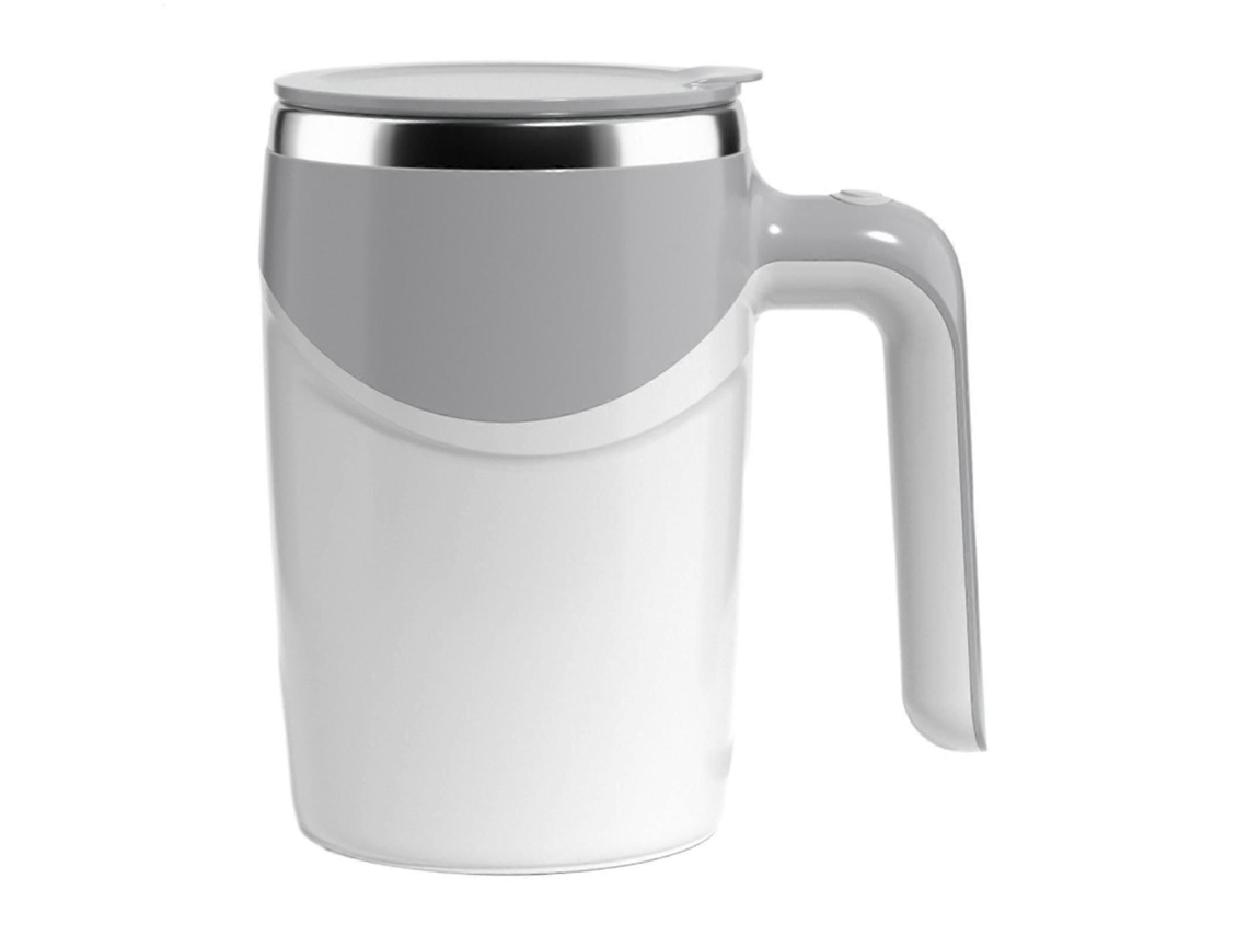 Caneca de Café Automática com Misturador Automático, 380ml, em Aço Inoxidável, Recarregável Via Usb, com Isolamento Térmico. TAISHENGDA
