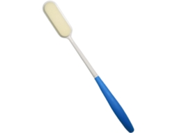 Escova De Banho Happyyami Com Cabo Longo, Azul, Abs E Tpr, Cabo Antiderrapante Para Uma Esfoliação Eficaz Das Costas No