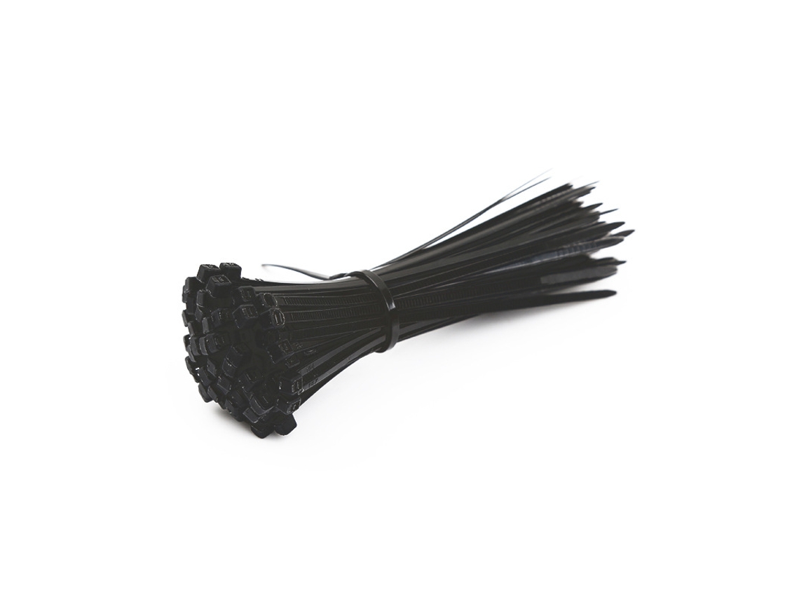 Abraçadeiras De Nylon Pretas 20 Cm(8 Polegadas), Pacote Com 1000 Unidades, Abraçadeiras De Cabo Com Capacidade 22, 7 Kg(50 Lb)