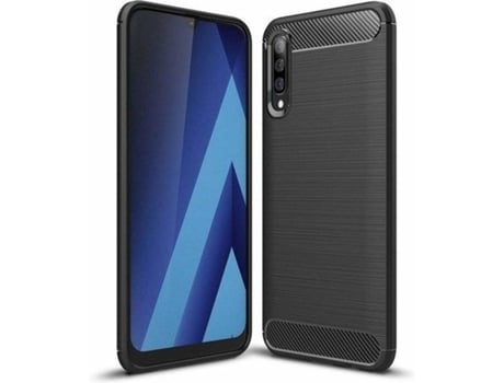 Capa Carbono  Galaxy A70 - Preto