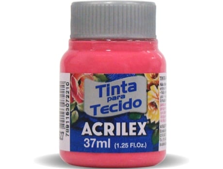 Tinta Acrilex Fosca para Tecido Pink (04140/527 37ml)