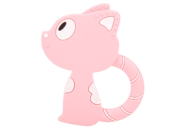 Primerox chupeta de Dentes de Silicone Cute Animal Forma para Bebê Kid Rosa Azul 3 Meses+