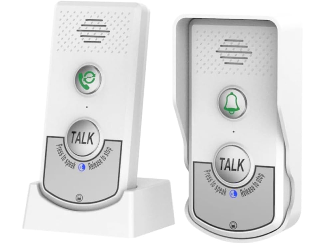 Telefone De Campainha Sem Fio Longo Alcance, Interfone, Transmissor E Receptor De Voz Bidirecional Hospital, Hotel