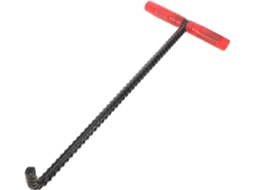 Gancho Bueiro Reforçado De 45cm Com Revestimento Borracha Antiderrapante, Extrator Em Formato De T Levantar