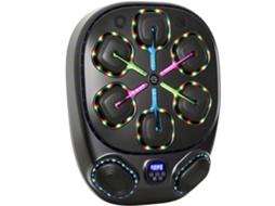 Máquina de Boxe Musical S/MARCA parede, 9 modos, LEDs, Bluetooth 61x48x11cm