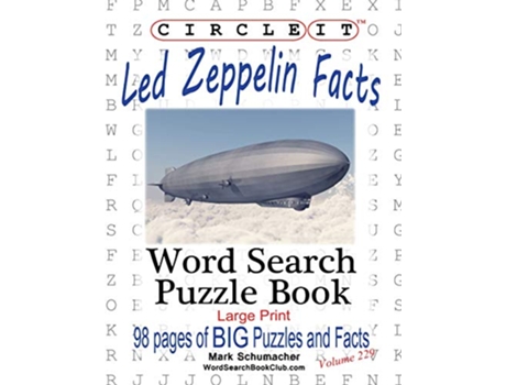 Livro Circle It Led Zeppelin Facts Word Search Puzzle Book de Lowry Global Media Llc e Mark Schumacher (Inglês)